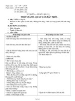 Giáo án Tự nhiên – xã hội - Bài 31: Thực hành: Quan sát bầu trời