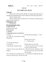 Giáo án các môn học khối 4 - Tuần 17