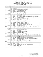 Giáo án các môn khối 2 - Trường TH Lí Tự Trọng - Tuần 29