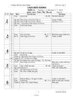 Bài soạn các môn khối 2 - Trường tiểu học Nam Nghĩa - Tuần 26