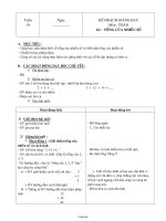 Giáo án khối lớp 2 môn Toán học - Tuần 19