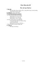 Giáo án Hoạt động tập thể - Học nội quy lớp học