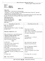 Giáo án các môn lớp 1 (năm 2010 - 2011) - Tuần 3