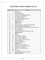 Giáo án lớp 6 môn Vật lí - Tiết 1 đến tiết thứ 35