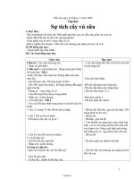 Giáo án lớp 2 môn học Tập đọc - Sự tích cây vú sữa