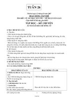 Giáo án Lớp 3 Tuần 26 - Lương Cao Sơn - Trường tiểu học Quang Trung