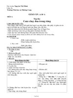 Giáo án Tập đọc 3 tiết 1: Cuộc chạy đua trong rừng