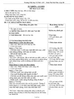 Giáo án Tự nhiên – xã hội khối 3 tuần 34: bề mặt lục địa