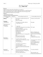 Giáo án 4 cột - Lớp 3 Tuần 3