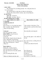 Giáo án Âm nhạc - Ttiếng chào theo em