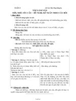 Thiết kế giáo án môn Tập làm văn lớp 2 - Tuần 5 - Mời, nhờ, yêu cầu – đề nghị. kể ngắn theo câu hỏi