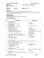 Kế hoạch lên lớp các môn khối 1 - Tuần 11 - Trường Tiểu học Thanh Lĩnh - Năm học 2010 - 2011