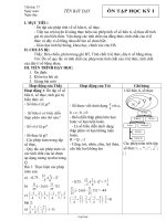 Giáo án môn Đại số 7 năm 2006 - Tiết 37: Ôn tập học kỳ I