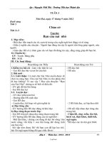 Bài soạn các môn lớp 2 - Tuần 3 năm 2012