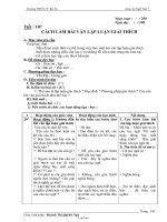 Bài soạn Ngữ văn 7 tiết 107: Cách làm bài văn lập luận giải thích