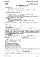 Giáo án môn Ngữ văn khối 6 - Tuần 10