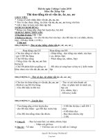 Giáo án Tiếng Việt 1 - Nguyễn Thị Trường - Trường TH Dĩnh Kế