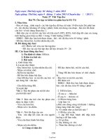 Giáo án các môn khối 2, kì II - Tuần dạy 27