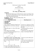 Giáo án Lớp 3 Tuần 9 - Nguyễn Thị Thanh Hoa - Trường TH Bảo Sơn 1