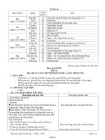 Giáo án lớp 3 Tuần học 14 năm 2010