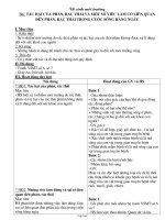 Giáo án Vệ sinh môi trường - Bài: Tác hại của phân, rác thải và một số việc làm có liên quan đến phân, rác thải trong cuộc sống hằng ngày