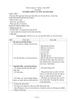 Giáo án môn Âm nhạc 1 - Tiết 18: Tập biểu diễn các bài hát đã học