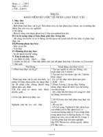 Giáo án môn Sinh học 6 - Tiết 53 đến tiết 70