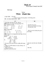 Giáo án giảng dạy khối 1 - Trần Thị Thu Tuyết - Tuần 22