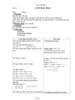 Giáo án đại số lớp 9 - Tiết 1 đến tiết 70