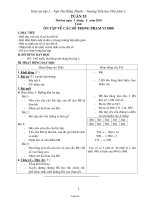 Giáo án Lớp 2 tuần 33 - Trường Tiểu học Phú Lâm 2