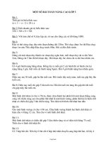 Một số bài Toán nâng cao lớp 3