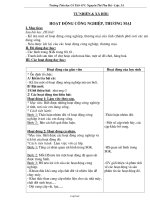 Giáo án Tự nhiên xã hội 3 tuần 16 - Trần Thị Việt Thu - Trường Tiểu học Cổ Tiết