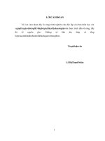 (Luận văn thạc sĩ file word) Giải pháp nâng cao chất lượng công tác lập dự toán xây dựng công trình tại công ty cổ phần tư vấn thiết kế và xây dựng đường bộ Nghệ An