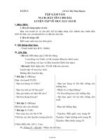 Thiết kế giáo án môn Tập làm văn lớp 2 - Tuần 5 - Bài: Đặt tên cho bài luyện tập về mục lục sách