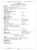 Thiết kế bài dạy các môn lớp 2 năm 2010 - 2011 - Tuần 15