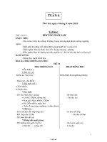 Giáo án các môn học khối lớp 2 - Tuần dạy thứ 4 năm 2010