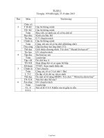 Kế hoạch bài dạy khối 1 - Tuần 11