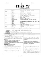 Giáo án dạy Tuần 22 Khối 2
