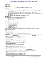 Giáo án Vật lí 6 - Tuần 23 - Tiết 23: Sự nở vì nhiệt của chất khí