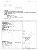 Giáo án môn Hình học lớp 7 - Mạch Hương Mai - Tiết 21: Luyện tập