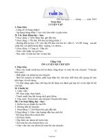 Thiết kế bài dạy lớp 2 năm 2009 - Tuần 20