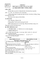 Giáo án môn Đại số khối 8 - Tiết 1 đến tiết 13