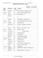 Giáo án Lớp 3 Tuần 9 - Trường TH Phan Chu Trinh