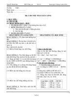 Giáo án Vật lí lớp 6 - Bài 3 đến bài 30