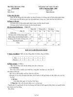 Giáo án Ngữ văn 9 tiết 14, 15: Viết bài tập làm văn số 1