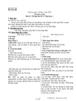 Giáo án môn Tự nhiên và xã hội lớp 3 - Tuần 15 đến tuần 18