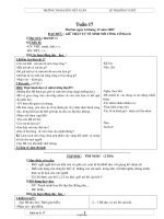 Thiết kế bài dạy các môn lớp 2 năm 2010 - 2011 - Tuần 17