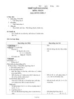 Giáo án lớp 1 - Tuần 34 - Môn: Toán - Tiết: Bảng chia 5