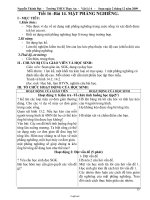 Giáo án Vật lí lớp 6 - Tiết 16 - Bài 14: Mặt phẳng nghiêng