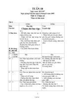 Giáo án các môn lớp ghép 2 + 4 - Tuần học 10 năm học 2007